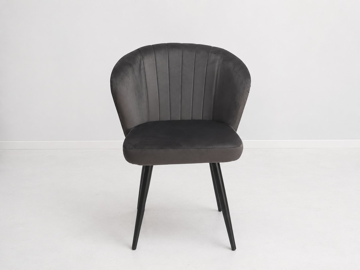 Channel Back Dining Chair – Dark