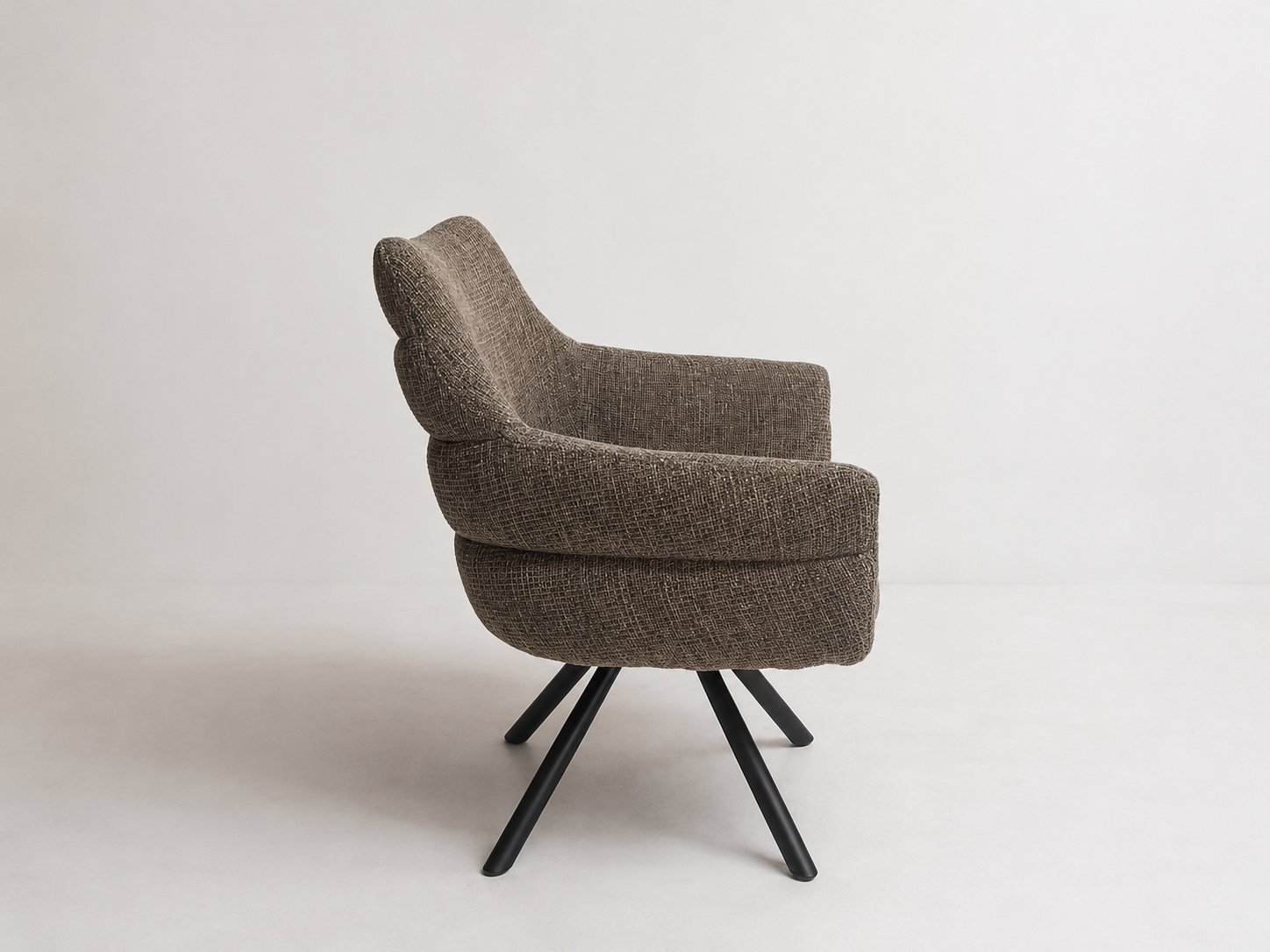 Swivel Armchair – Side Profile